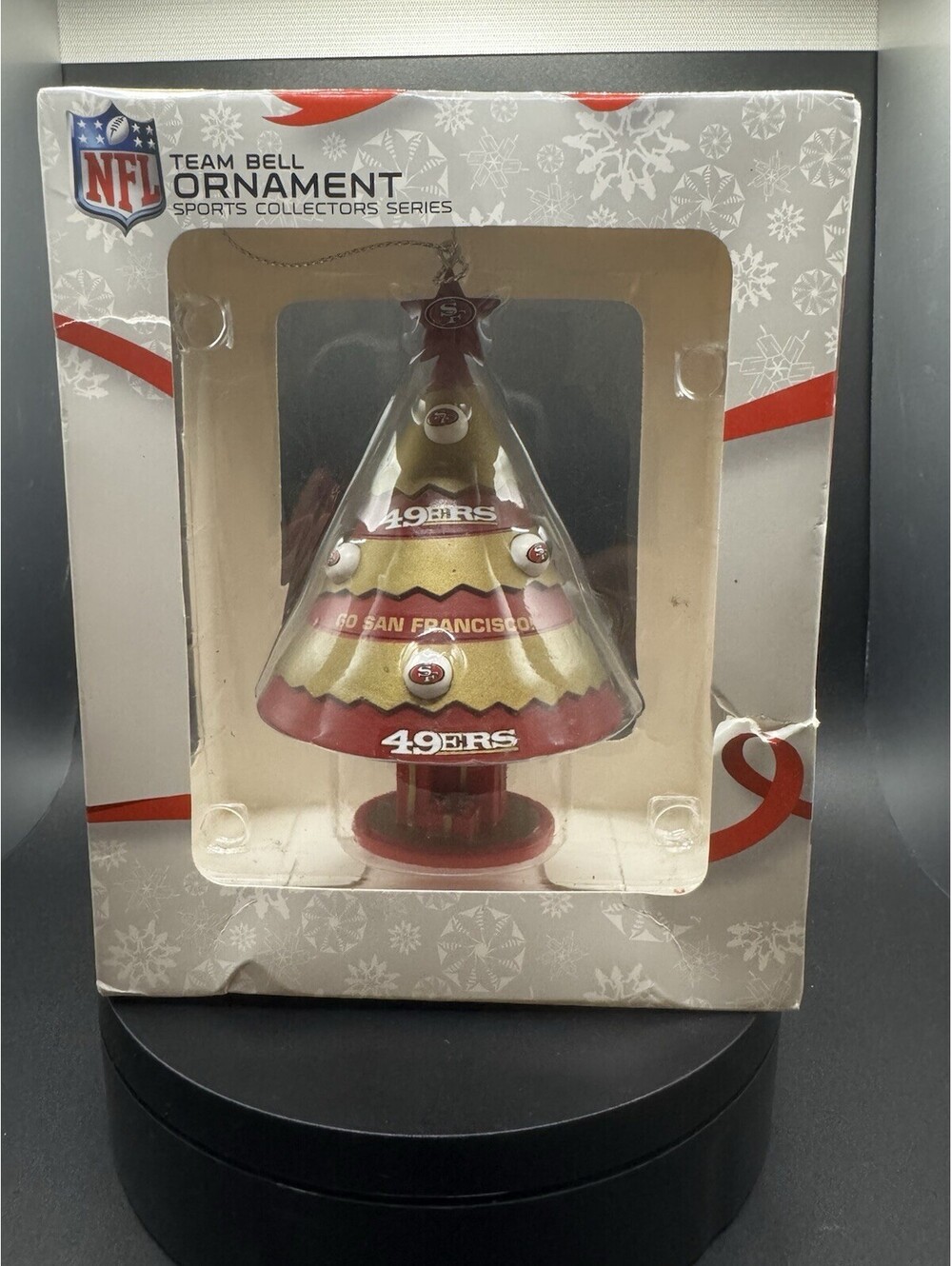 Topperscot NFL San Francisco 49ers Tree Bell Ornament 2015 NIB